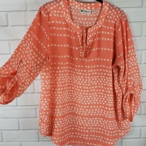 Versona flowy print blouse large